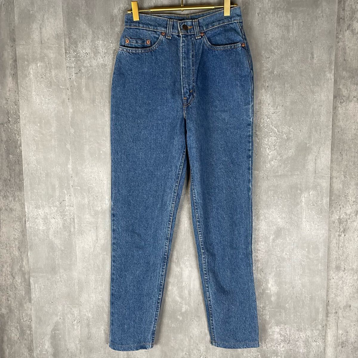 【USA製】Levi's W610ブルーデニム W30 525工場 90's リーバイス ジーンズ アメリカ古着 ジッパーフライ_画像1