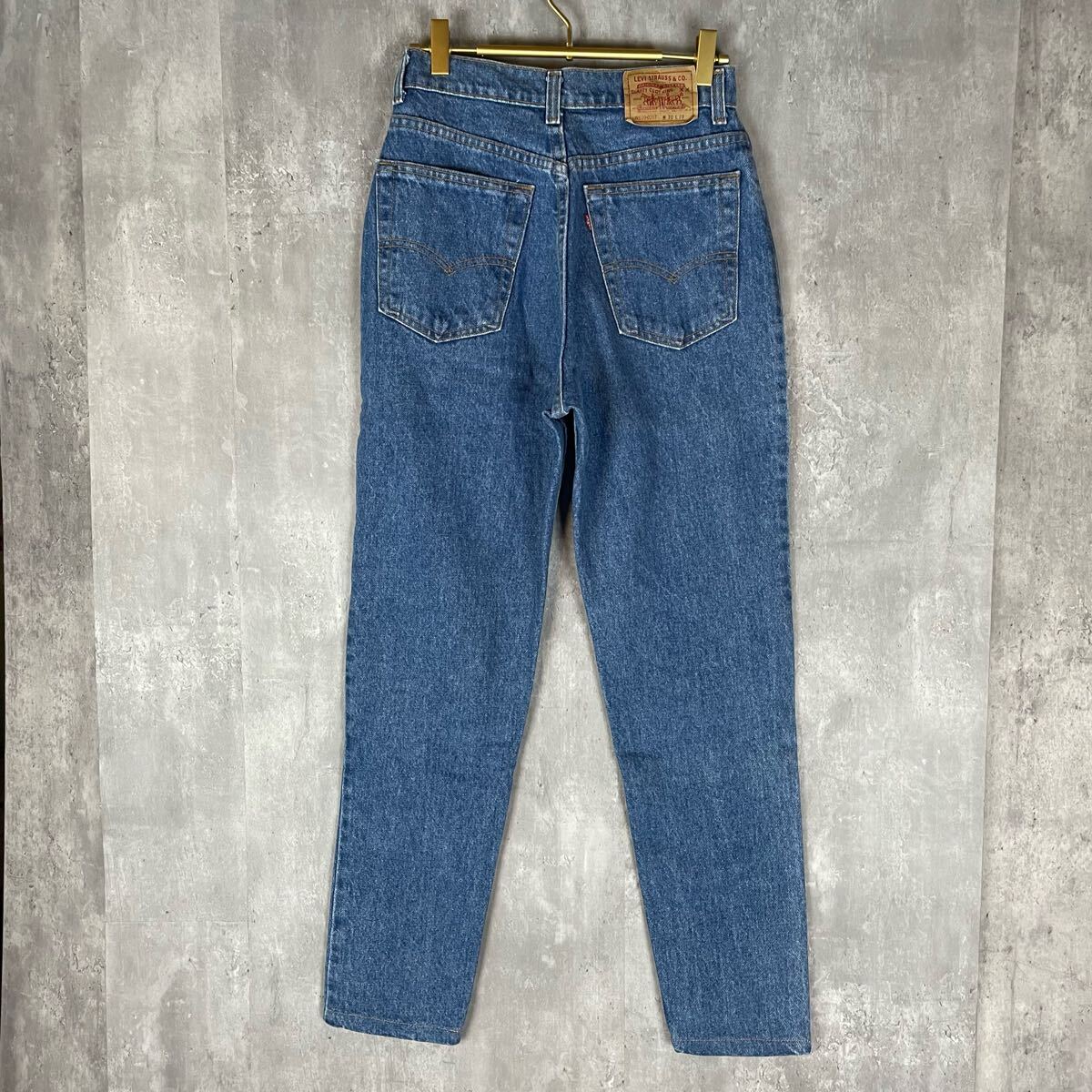 【USA製】Levi's W610ブルーデニム W30 525工場 90's リーバイス ジーンズ アメリカ古着 ジッパーフライ_画像2