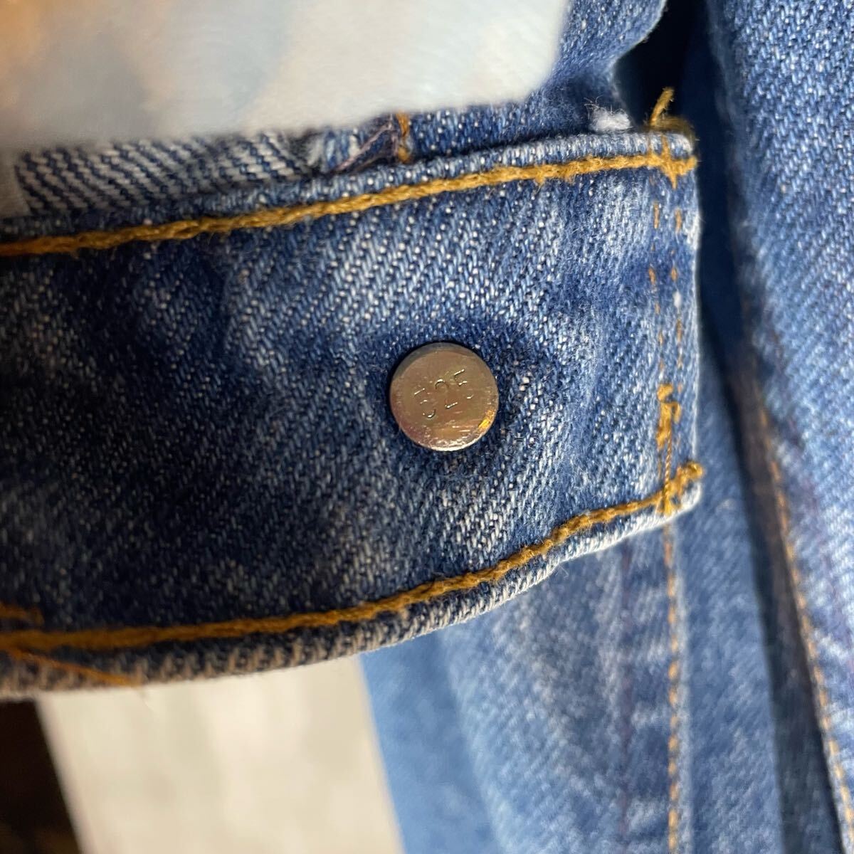 【USA製】Levi's W610ブルーデニム W30 525工場 90's リーバイス ジーンズ アメリカ古着 ジッパーフライ_画像5