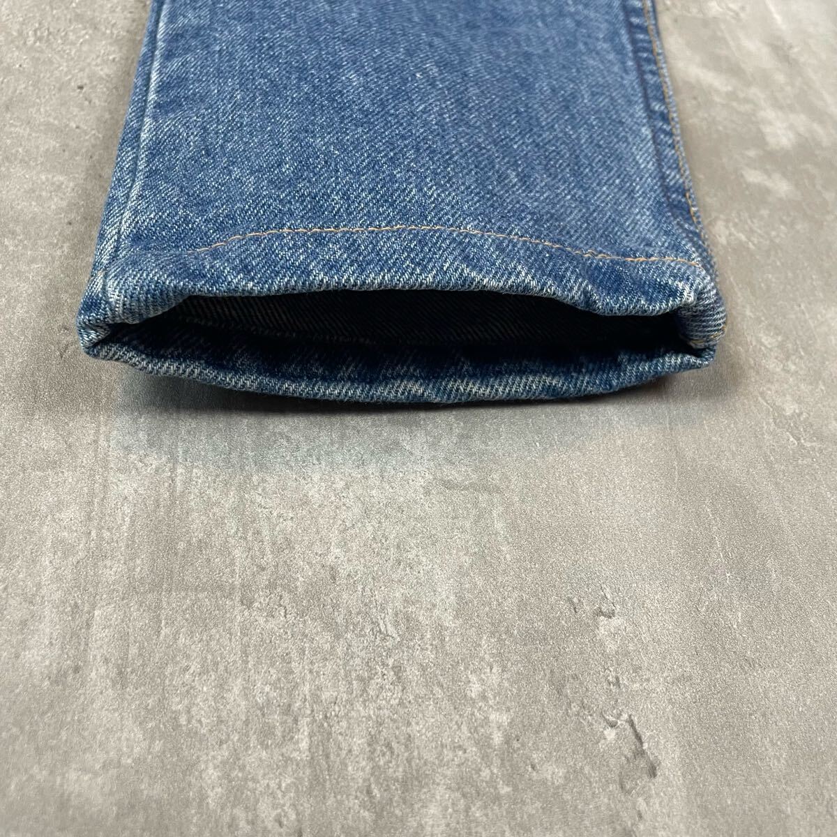 【USA製】Levi's W610ブルーデニム W30 525工場 90's リーバイス ジーンズ アメリカ古着 ジッパーフライ_画像9