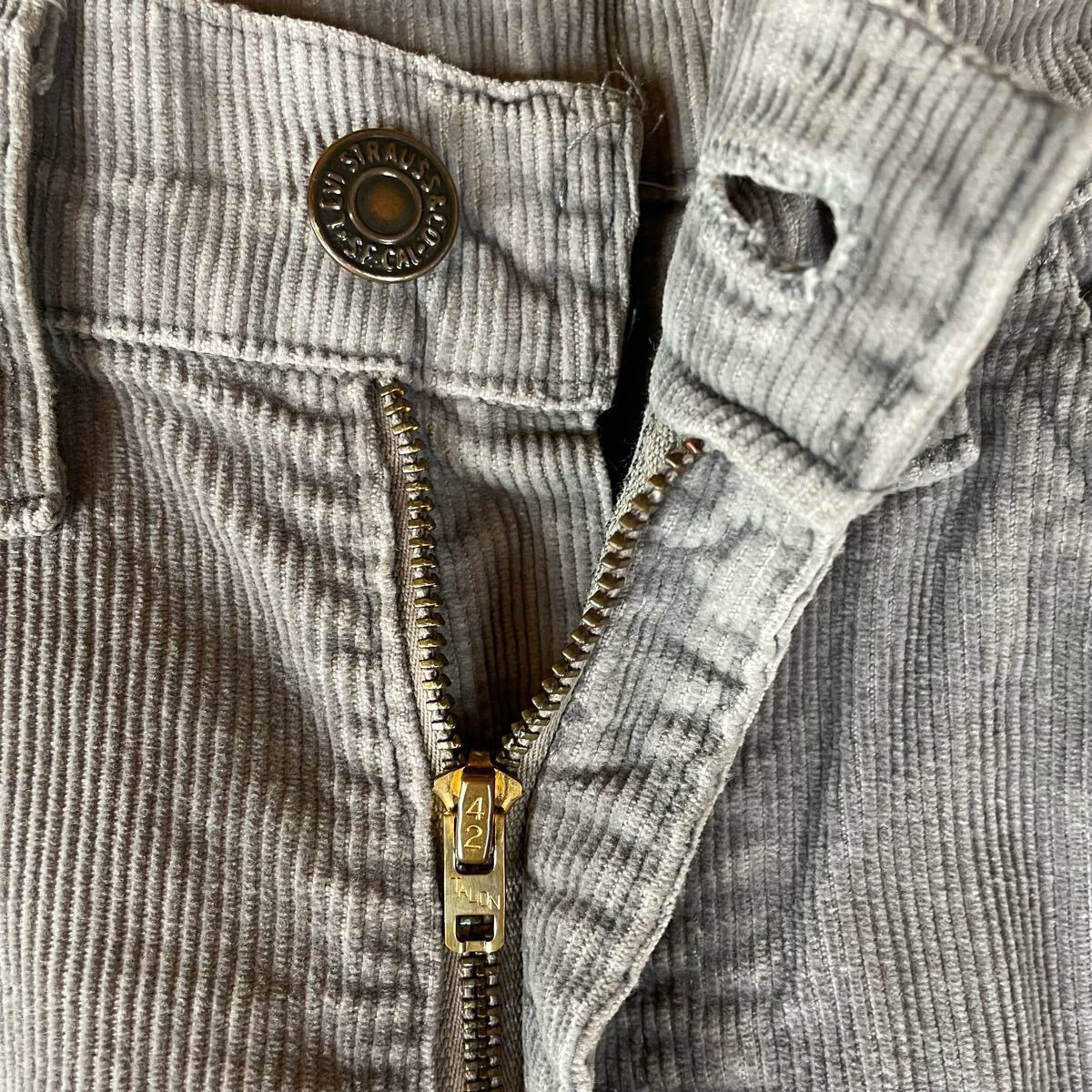 【USA製】Levi's519 TALON コーデュロイ 80's工場3 リーバイス パンツ 古着 ビンテージ_画像3