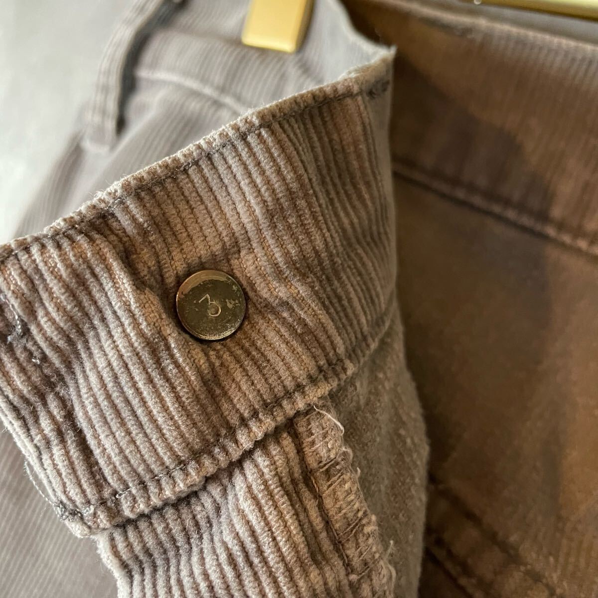 【USA製】Levi's519 TALON コーデュロイ 80's工場3 リーバイス パンツ 古着 ビンテージ_画像4