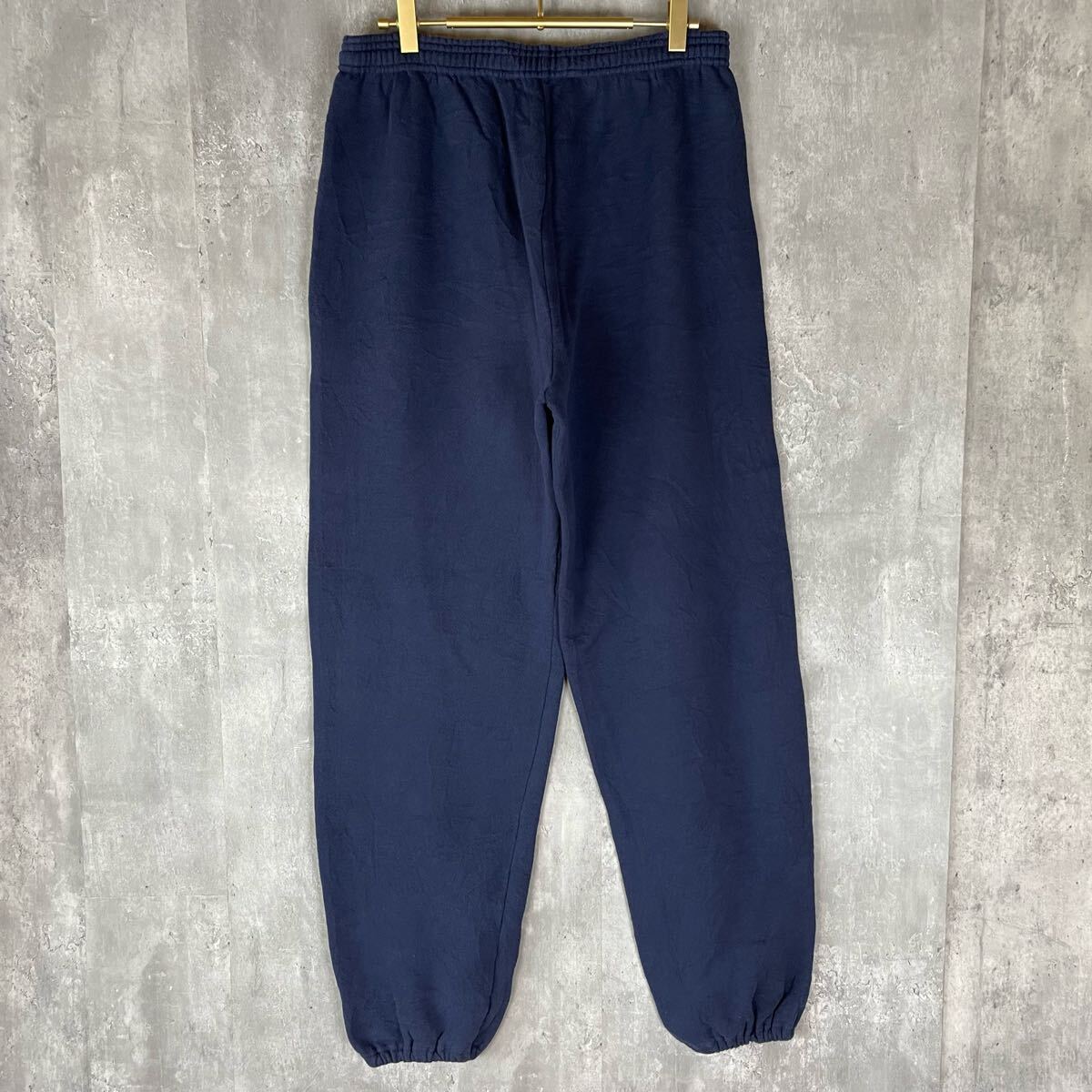 【USA製】JERZEES ジャージーズ スウェットパンツXL ネイビー イージーパンツ ジャージ アメリカ製 80's ビンテージ_画像2