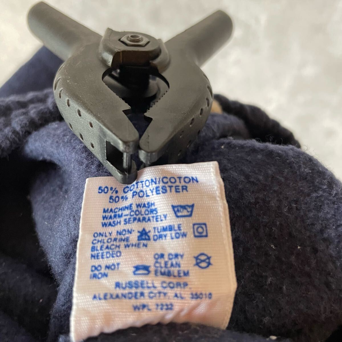 【USA製】JERZEES ジャージーズ スウェットパンツXL ネイビー イージーパンツ ジャージ アメリカ製 80's ビンテージ_画像4