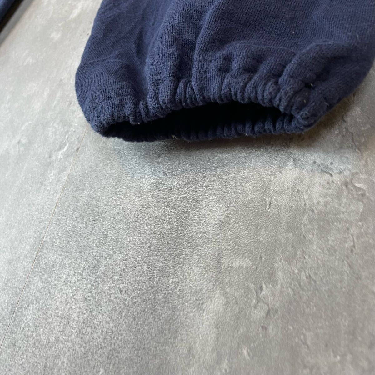 【USA製】JERZEES ジャージーズ スウェットパンツXL ネイビー イージーパンツ ジャージ アメリカ製 80's ビンテージ_画像6