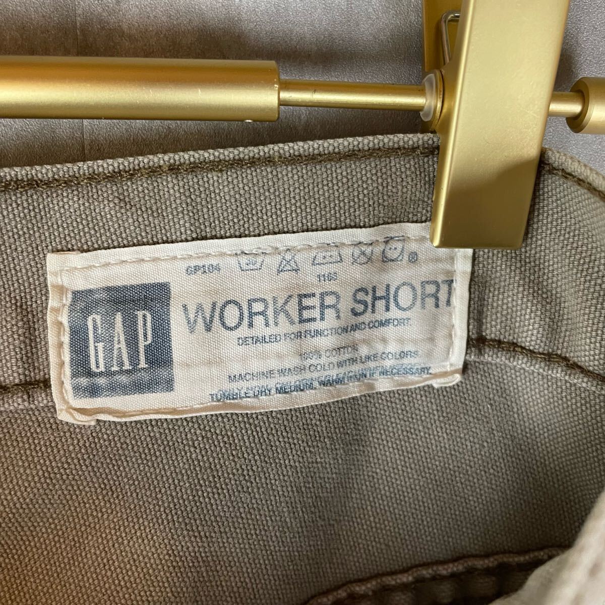 [ Canada производства ]GAP 90~00's серый шорты W31 шорты низ шорты Denim б/у одежда короткий хлеб 
