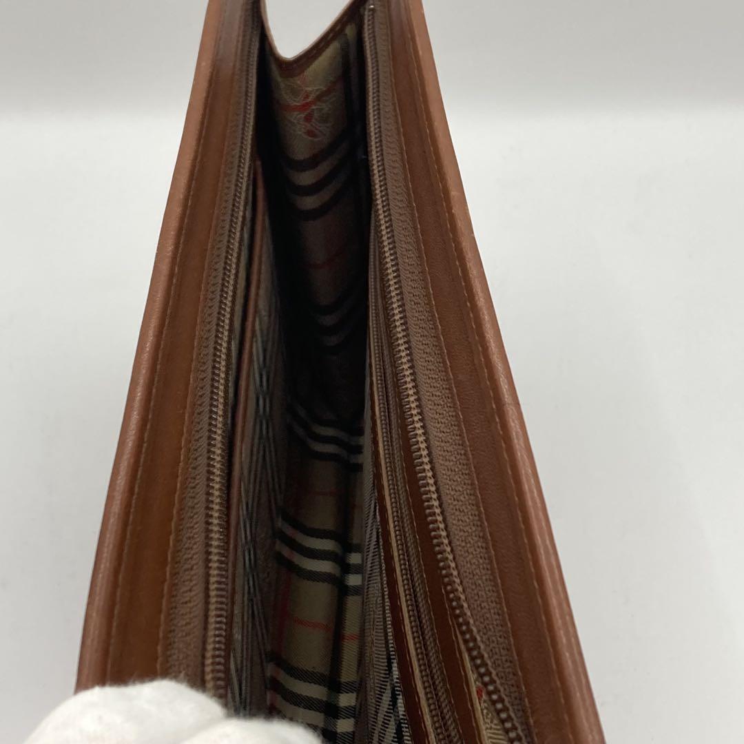 BURBERRY バーバリー セカンドバッグ クラッチバッグ レザー