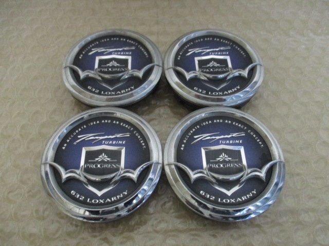 BADX LOXARNY ロクサーニ プログレス アルミホイール用 中古センターキャップ 4個/4枚_画像1