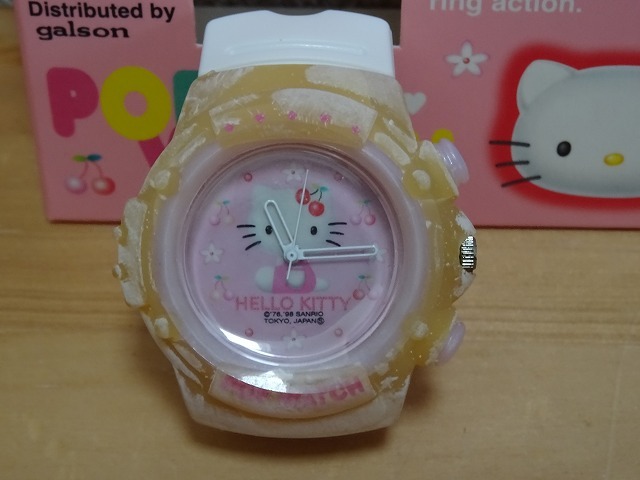 人気ブランドの HELLO ジャンク品 A ハローキティ腕時計 KITTY WATCH(ハロー POP ハローキティ