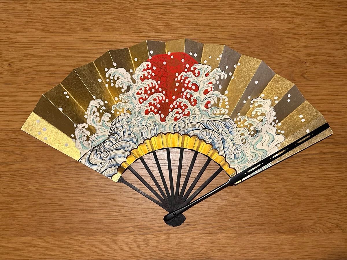 仕舞扇 観世流 扇 十松屋 修羅扇 観世流 仕舞扇 負修羅 波に入り日 十松屋福井 日本舞踊
