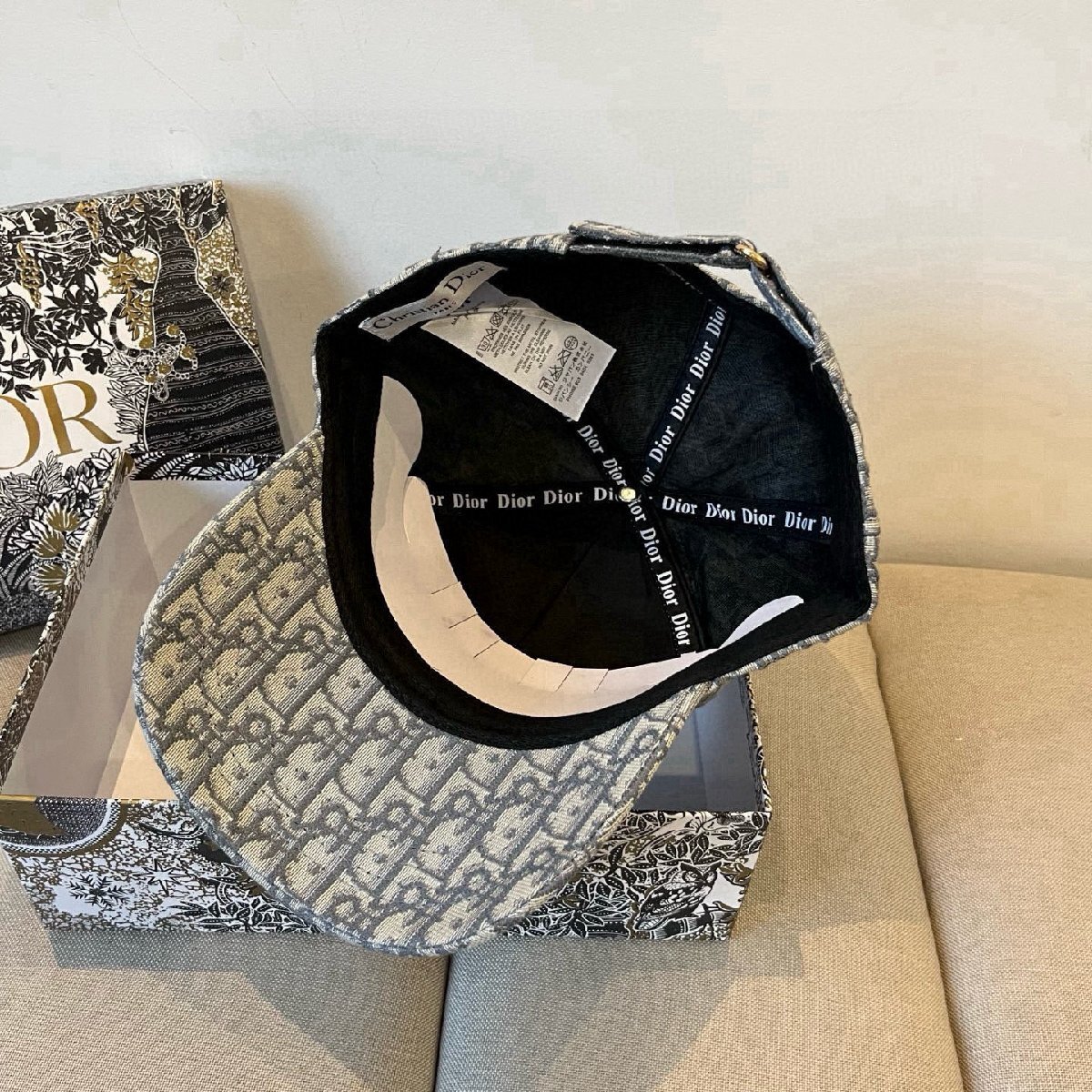 ディオール Christian Dior 野球帽 ハンチング帽 帽