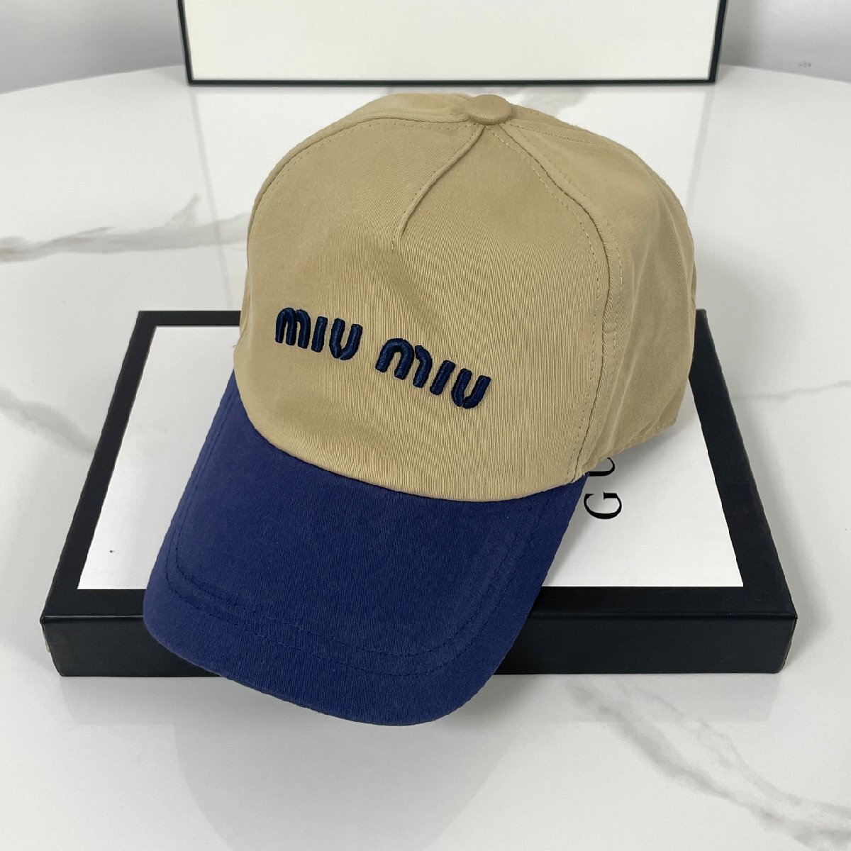 ミュウミュウ MIUMIU 野球帽 ハンチング帽 帽