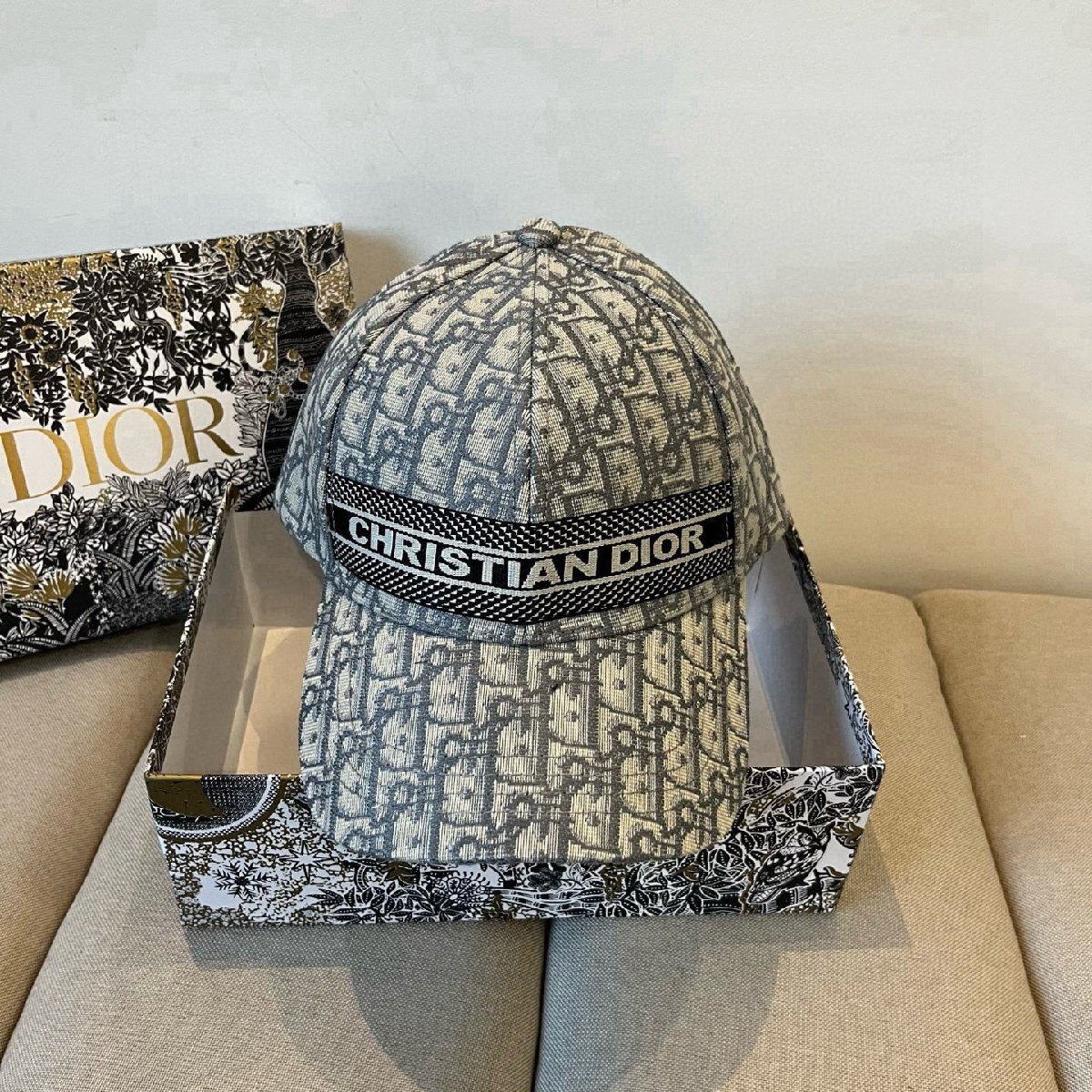 ディオール Christian Dior 野球帽 ハンチング帽 帽