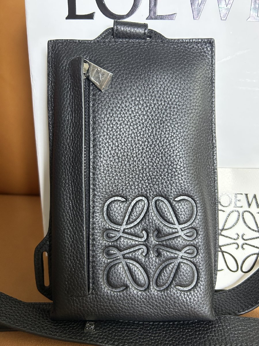 ロエベ 【LOEWE】 チェストバッグ ボディバッグ レザー レザー 本革