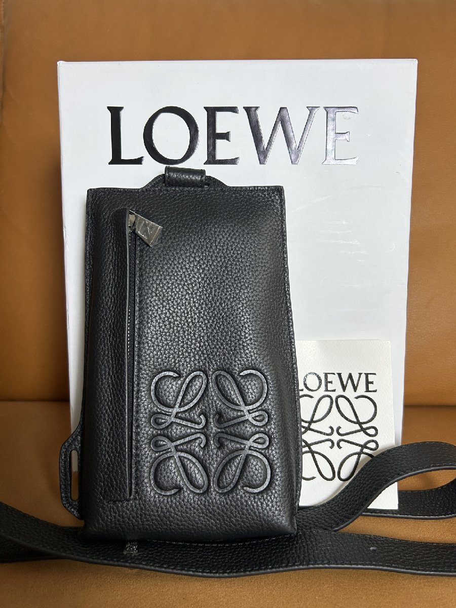 ロエベ 【LOEWE】 チェストバッグ ボディバッグ レザー レザー 本革
