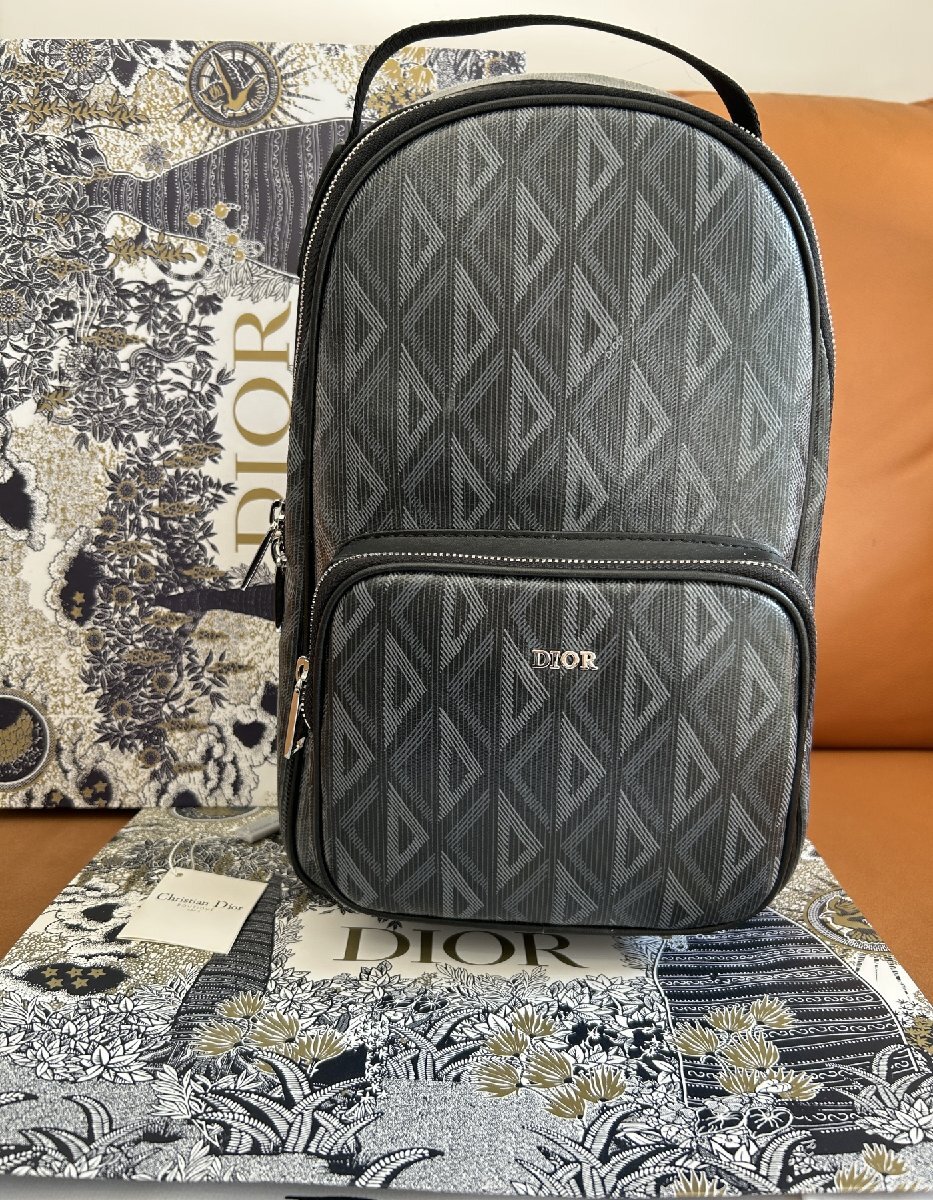 ディオール Christian Dior ボディバッグ チェストバッグ レザー