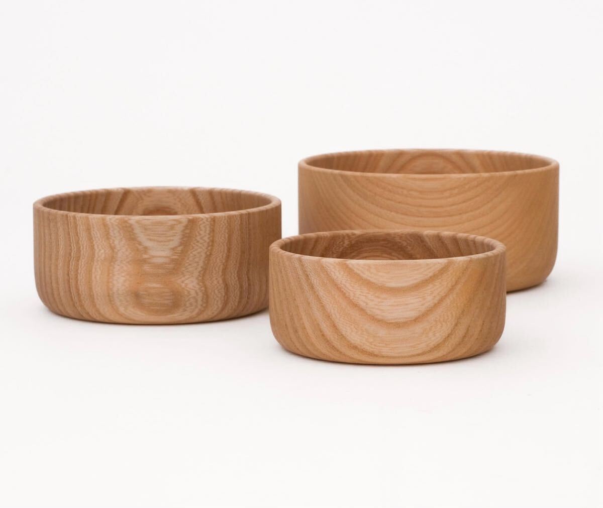 VIVAHDE 木製ボウル 3個セット VIVAHDE 木製ボウル 3個セット