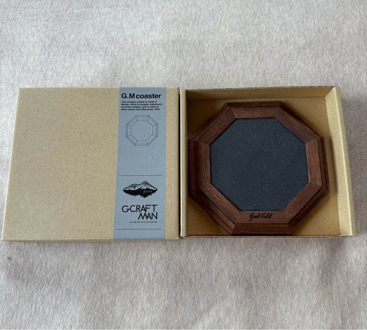 новый товар geek field G.CRAFTMAN грецкий орех Coaster молдинг Tec sG.M coaster фонарь подставка подставка стол одежда из дерева дерево