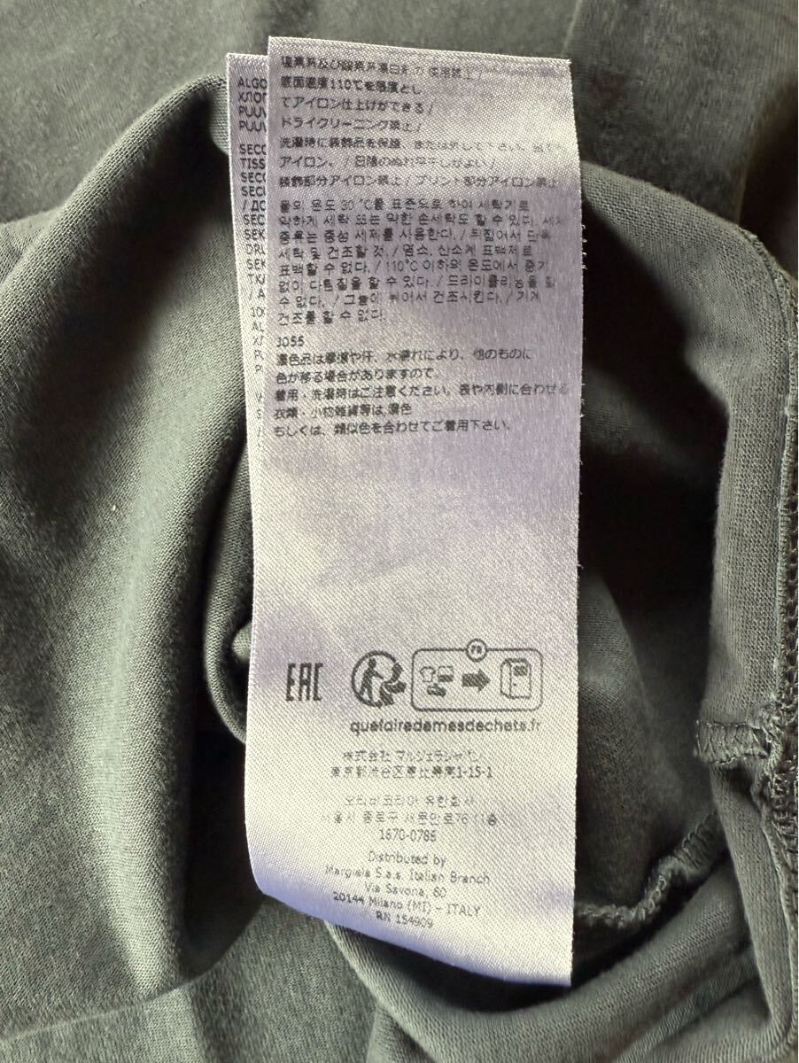 黒50新品 メゾンマルジェラ Memory of Label オーバーサイズ Tシャツ 24SS size 50 L 半袖 カットソー ブラック Maison Margiela 10 メンズ