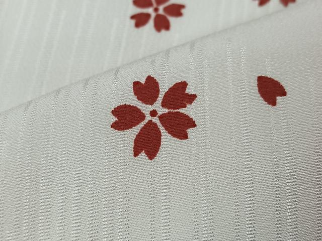 平和屋著物■長(zhǎng)襦袢　無(wú)雙仕立て　花小町　暈し染め　正絹　逸品　CAAR3294xe