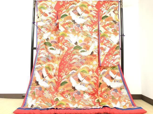 本唐織 百寿 〆切吉祥花扇文 | ブライド | TAKAMI BRIDAL