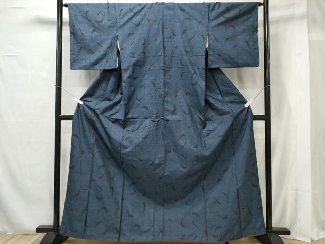  flat мир магазин кимоно # подлинный Ooshima эпонж 9 maru ki грязь окраска ветка цветок документ натуральный шелк замечательная вещь CAAR4504ev