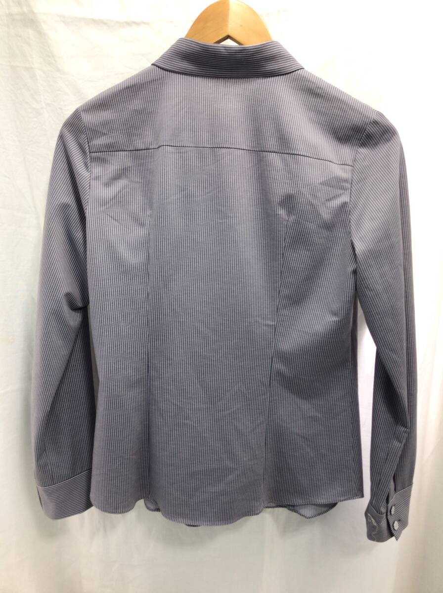 JUDY Collection ジュディコレクション 長袖シャツ ブラウス サイズ38 ストライプ ブルー レディース タグ付き F17_画像2