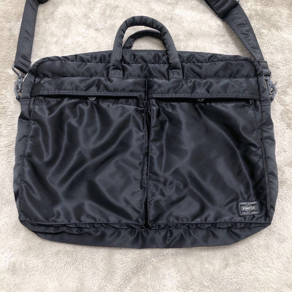 美品 PORTER ポーター ビジネスバッグ ブリーフケース TANKER