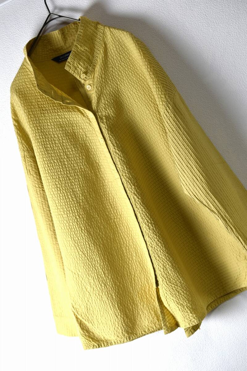 ヤッコマリカルド YACCOMARICARD 近年モデル ピンタック入りオーバーブラウスシャツ サイズ5 チュニック丈