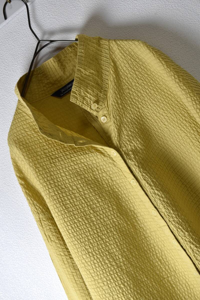 ヤッコマリカルド YACCOMARICARD 近年モデル ピンタック入りオーバーブラウスシャツ サイズ5 チュニック丈