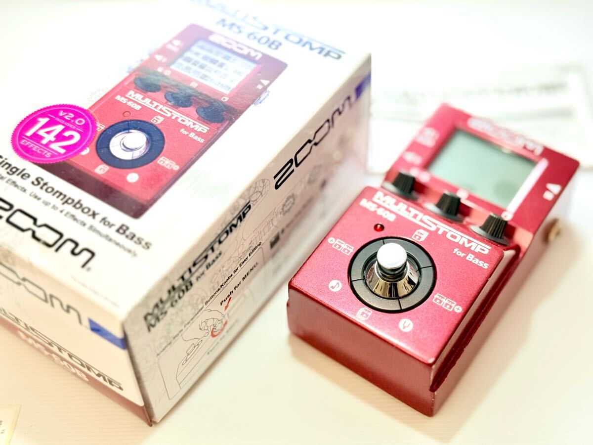 【アップデート済み】ZOOM MS-60B ベース用マルチストンプ BASS Ver.2.10　