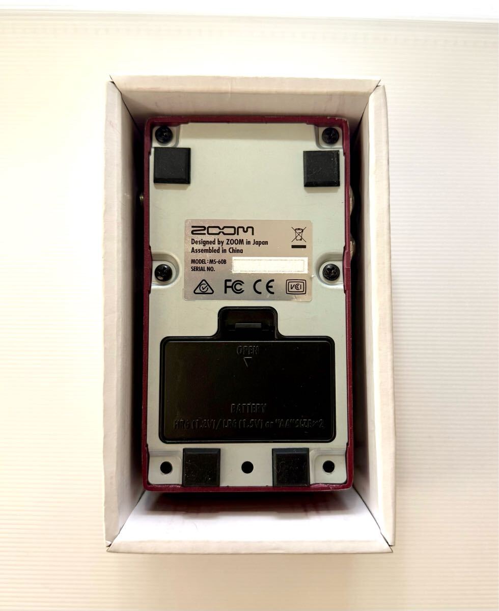 【アップデート済み】ZOOM MS-60B ベース用マルチストンプ BASS Ver.2.10　