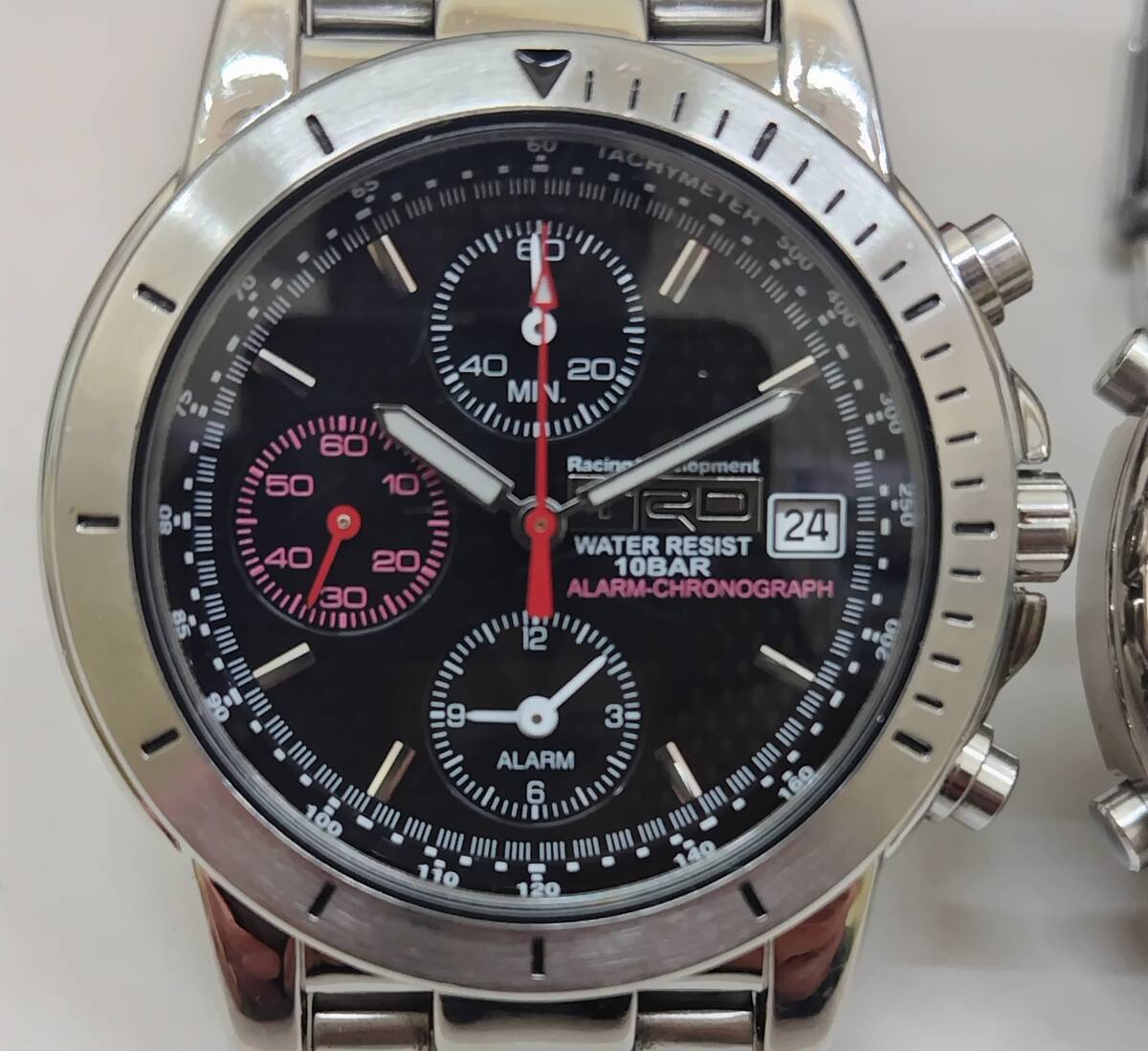 2點(diǎn) まとめ TRD Racing Development 7T62-0CA0 10BAR、5BAR クロノグラフ デイト クオーツ トヨタ レーシング メンズ 腕時(shí)計(jì) 9728