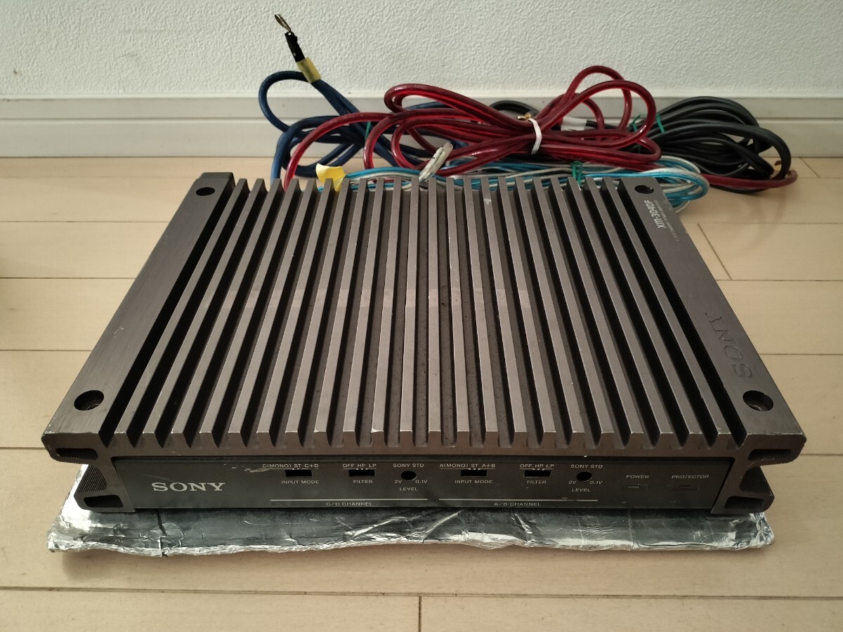 【送料込】パワーアンプ ×2 クロスオーバー 配線 フルセット SONY XM-3040F ALPINE MRV-T320 SONY XEC-505 バッ直 OFCケーブル バイアンプ_画像2