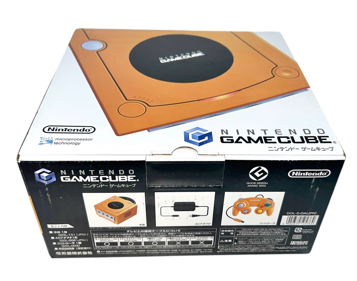  неиспользуемый товар не использовался товар Nintendo Game Cube корпус orange 