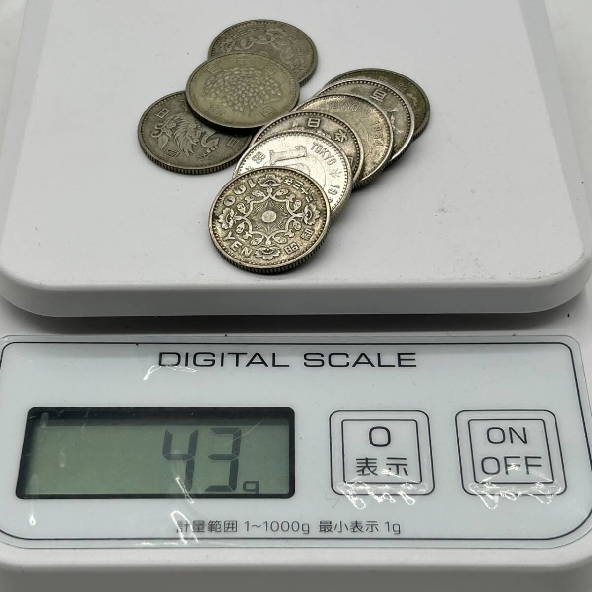 埼70 古銭 昭和 100円 TOKYO 1964 39年 2枚・32年・33年・34年
