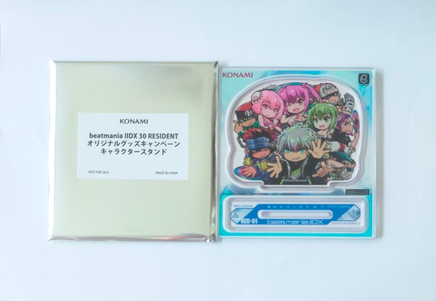 未使用　beatmania IIDX 30 RESIDENT　オリジナルグッズキャンペーン　キャラクタースタンド　送料無料　即決　ビーマニ 2