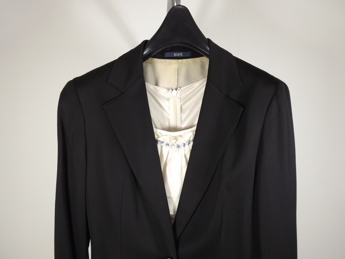 ROPE(ロペ) ジャケット＋ANNA LUNA(アンナルナ)ワンピース　レディース スーツ　サイズ9