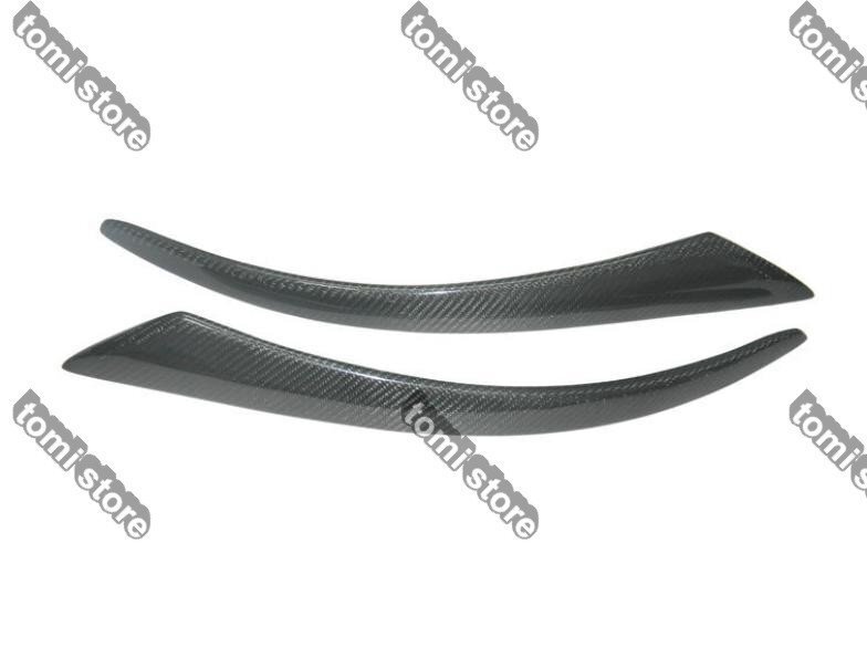  Volvo S40 V50 настоящий карбоновый защита фар eye line ("реснички") 2 шт. комплект 