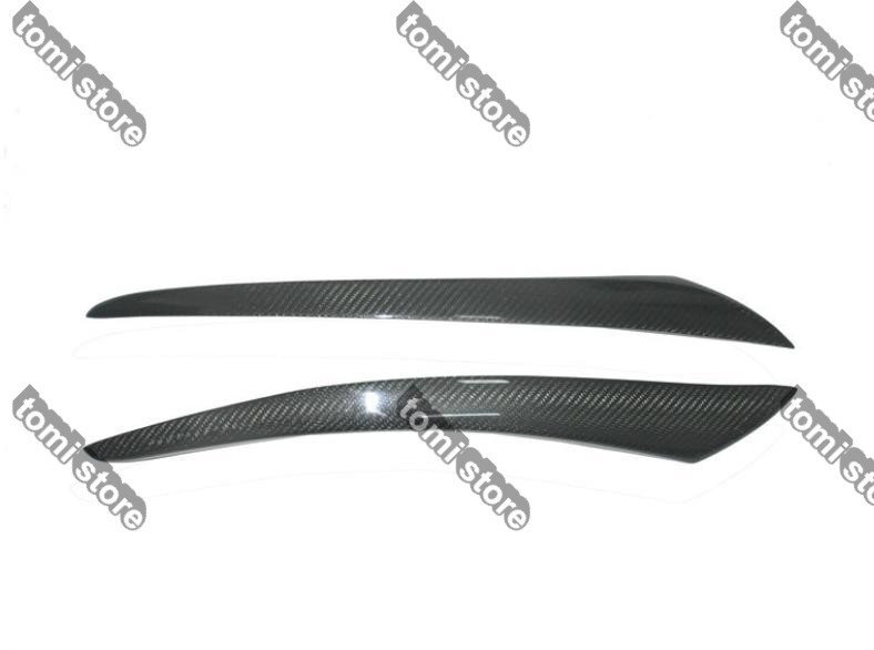  Volvo S40 V50 настоящий карбоновый защита фар eye line ("реснички") 2 шт. комплект 