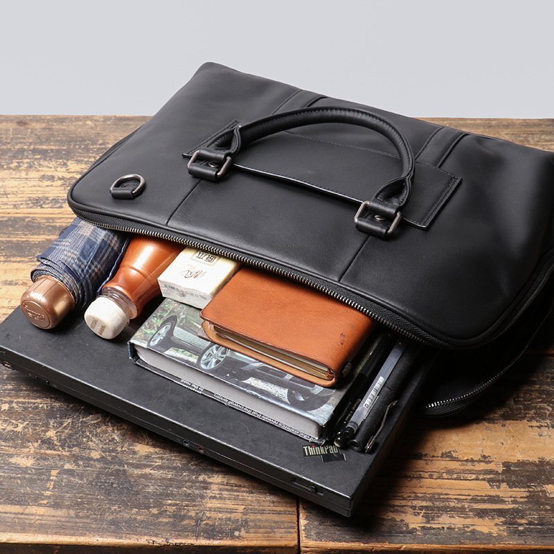 新作 本革 牛革 レザー ハンドメイド メンズ 斜めがけ 2way ヌメ 革 手作り ショルダーバッグ 15.6インチ PC対応 ビジネスバッグ