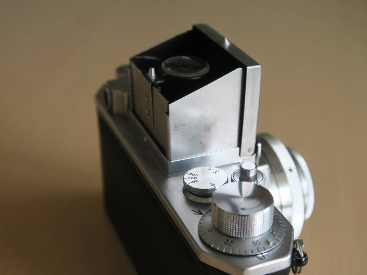 【整備済】Asahiflex Ia　アサヒフレックスIa　Takumar F3.5/50mm　1953年発売　旭光學(xué)　35㎜一眼レフ　プリセット絞り　Ｍ37