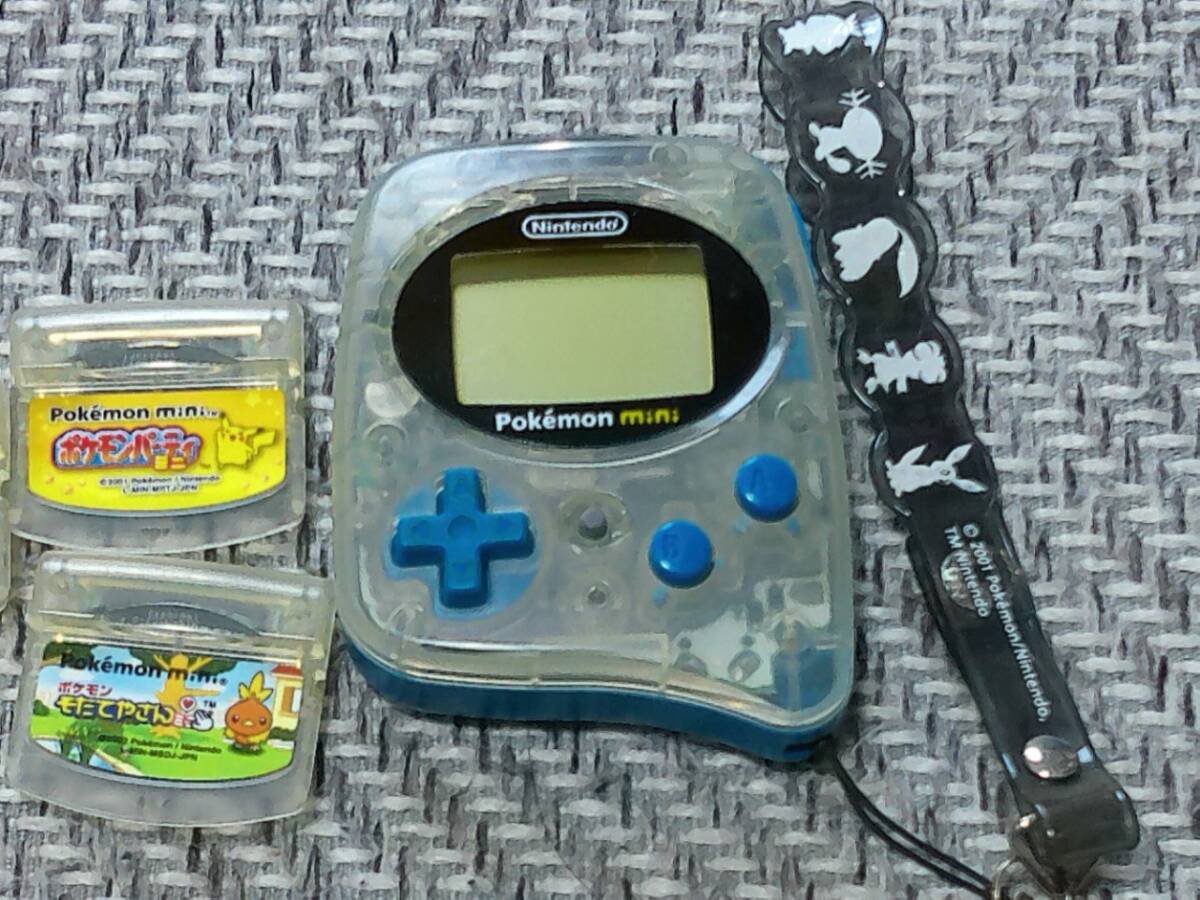 2024年秋冬新作 ◇ポケモンミニ本体+ソフト3本セット ポケモンパーティ / B Nintendo Switch