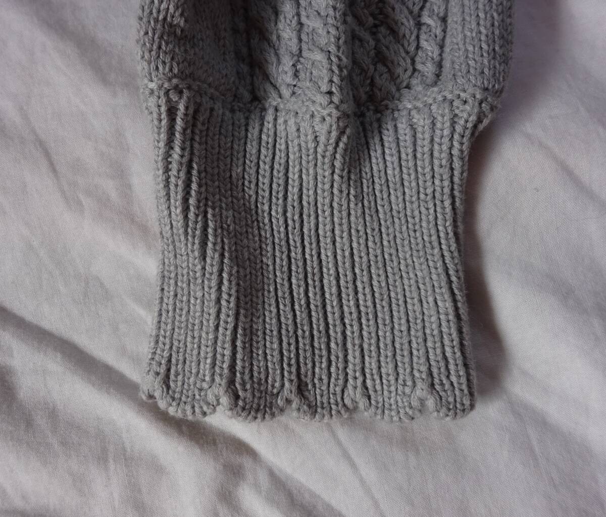 PEYTONPLACE ペイトンプレイス ニットジャケット １５号　大きいサイズ　カーディガン　はおり　グレー_画像7