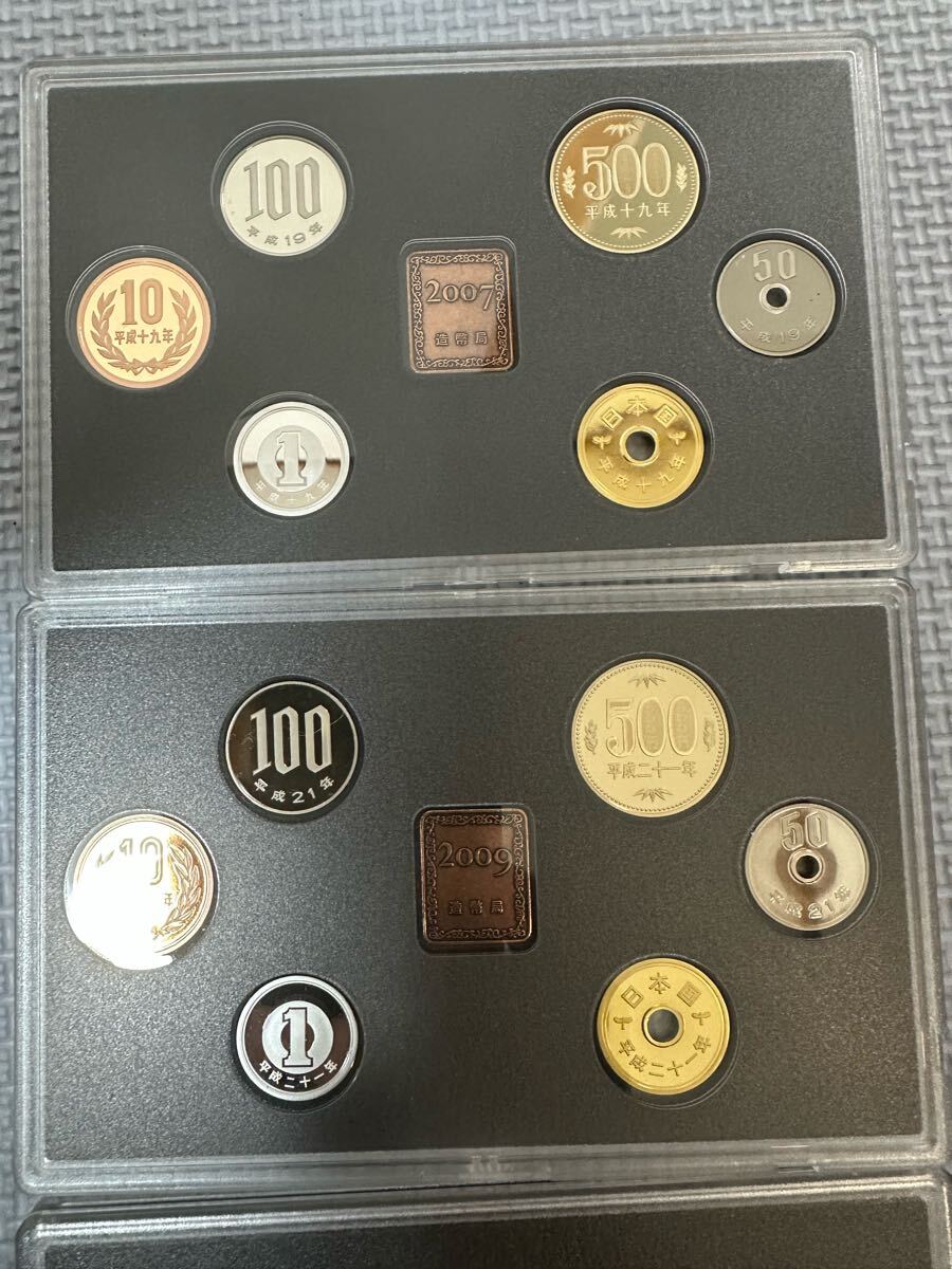 1円スタート！ 貨幣セット ミントセット 昭和63 平成19-21-22年