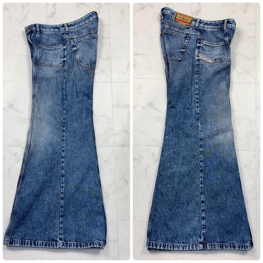ディーゼル ワイド フレア デニムパンツ D-AKII 26 ブルー 1 ディーゼル ワイドパンツ フレアパンツ デニムパンツ D-AKII 26