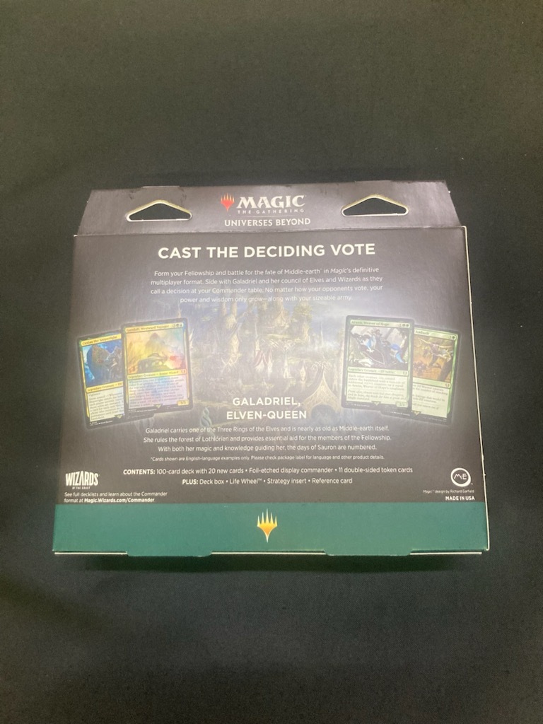 MTG 指輪物語 統率者デッキ エルフの評議会 ELVEN COUNCIL 英語版 Magic: The Gathering 新品未開封 _画像2