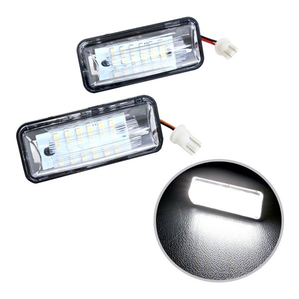 Б トヨタ 86 ハチロク ZN6 高輝度 LED 36 SMD ライセンス ランプ ユニット ナンバー燈 キャンセラー 白 ホワイト 2個(gè)