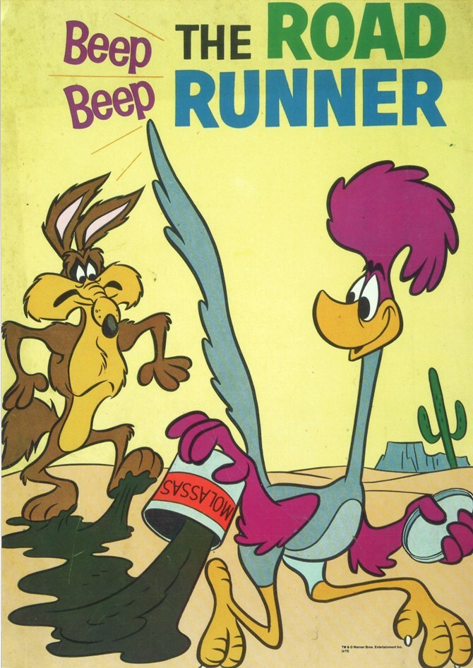ルーニーテューンズ A4サイズ ミニポスター 【ロードランナー＆W.コヨーテ】_画像2
