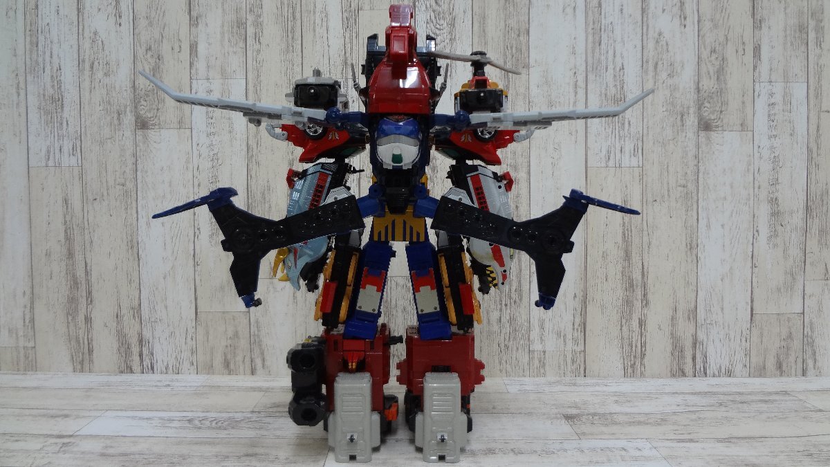 067B エンジンオーＧ１２ 炎神大將軍 エンジントリプター エンジンジェットラス まとめ 炎神戦隊ゴーオンジャー【ジャンク】